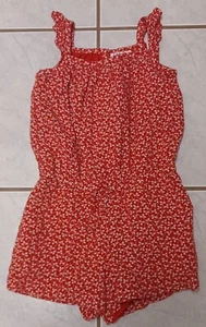 GAP KIDS Size XS (4) Red Ditsy Floral Romper CUTE! - Picture 1 of 13