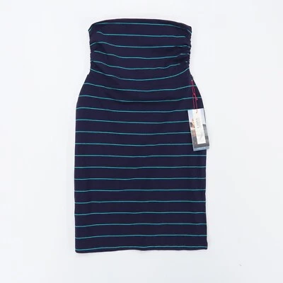 Falda Carve Designs Parc para mujer XS azul a rayas elástica mezcla de algodón orgánico Foto 1 de 4