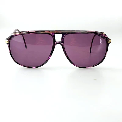 SOLO MONTURAS para gafas Tura mod. Aviador 395 púrpura de gran tamaño Japón Foto 1 de 4