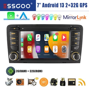 2+32G Carplay Android 13 Autoradio GPS BT RDS Navi USB Für Audi A3 S3 RS3 8P 8V - Bild 1 von 15