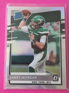 2020 Donruss Optic Silver Holo Prizm #189 James Morgan RR RC Rated Rookie Jets - Bild 1 von 2