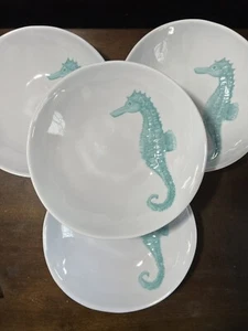4 SIGRID OLSEN ¡¡¡NUEVO!!! "Cuencos de vida marina azul aguamarina turquesa 7,5"" ¡lindos!" - Imagen 1 de 4
