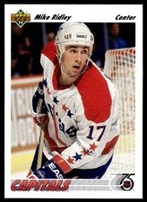 1991-92 Upper Deck Mike Ridley Washington Capitals #112