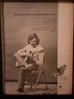 Michael Franks Sleeping Gypsy Rare Original Promo Poster Ad Framed!