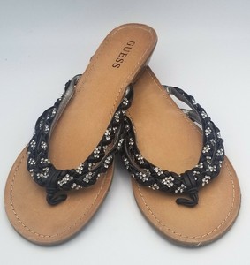Las mejores ofertas en GUESS plano (menos de 1 pulgadas) Sandalias chanclas  de Mujer | eBay
