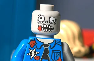Citizen Brick: Real Bootleg Citizen Brick Police Zombie Rare - Picture 1 of 3
