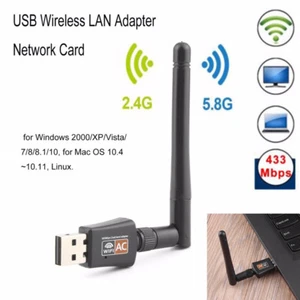New 600Mbps USB Wifi Adapter Dual Band 2.4G/5.8G Antenna Wireless Network Dongle - Picture 1 of 5