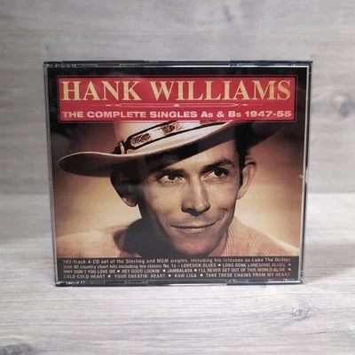 Hank Williams - The Complete Singles As & Bs 1945-1955 - 4CD Album - 2016 VG Con - Image 1 of 4