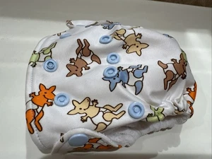 Lil Joey Reusable Cloth Newborn Diaper Kangaroo Print - Picture 1 of 4