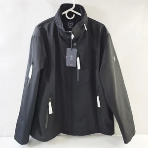 Tumi T-Tech Men's XL Micro Bond Water Resistant Conceal Hood Lined Jacket Coat - Picture 1 of 14