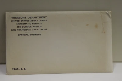1965 US Special Mint Set Envelope/Papers Sealed Unopened.. - Image 1 of 2