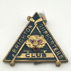 Vintage Brighton Tigers Ice Hockey Supporters Club Enamel Pin Badge c1940s 1950s