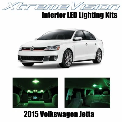 LED interior XtremeVision para Volkswagen Jetta 2015+ (9 piezas) verde Foto 1 de 4