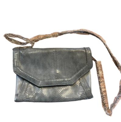 Women's Limited Edition Envelope Grey Clutch Foldover Crossbody NWT gray - Image 1 of 4