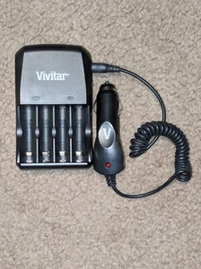 Cargador Vivitar VPower 2 horas AC/DC AA/AAA con adaptador de coche VIV-BC-392 - USADO - Imagen 1 de 2