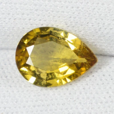 Turmalina natural mozambique amarillo brillante 1,88 ct - Ver Vdo DB Foto 1 de 2