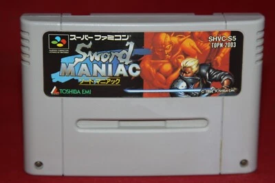 Sword Maniac (Nintendo Super Famicom, 1994) Authentic Game Cartridge (SHVC-S5) - Image 1 of 4