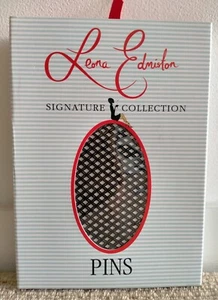 New boxed Leona Edmiston fishnet stockings black size med/tall - Picture 1 of 7