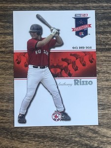 2008 TriStar Projections Anthony Rizzo RC 34 GCL Red Sox Baseball Card Boston