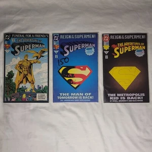 Superman Comic LOT 1993 #14 Superman The Man of Tomorrow is Back! #78 DC Comics - Picture 1 of 15