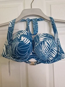 John Lewis Mirage Sling Halterneck Bikini Top rrp £28 - Picture 1 of 19