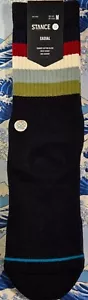 Calcetines Stance de algodón peinado para hombre Maliboo negros desvanecidos medianos UK 5.5-8 EU 38-42 - Imagen 1 de 5