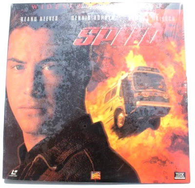 Sealed 1993 Speed Laserdisc LD Movie Keanu Reeves Widescreen - Image 1 of 2