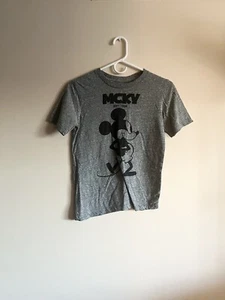 Disney Grey Mickey Mouse T-shirt (Youth 11-12) - Picture 1 of 2