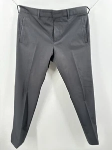 Prada Black Dress Pants Zip-side Legs Opening Size 50 (X-1) - Picture 1 of 13