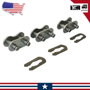 Juego de 3 juegos 415 Cadena Master Link Kit para 2 Ciclos 80cc Bicicleta Motorizada - Imagen 1 de 5