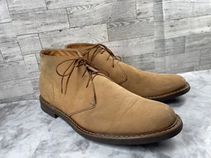 Beckett Simonon Chukka Boots Men 10 M Ellis Shoes Brown Leather Lace Up Comfort - Picture 1 of 17