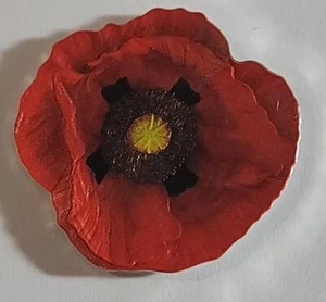 Remembrance Poppy, Lest we Forget 2017 Cook Islands 1 oz. $5 Silver Proof - Picture 1 of 4