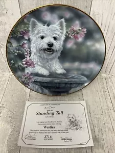 Westie Sammlerplatte - ""Standing Tall"" West Highland Terrier Sammlung - Bild 1 von 6
