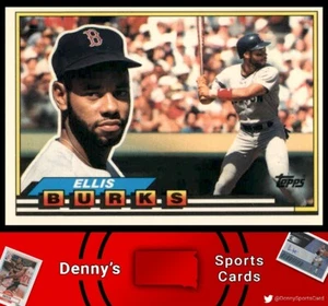 1989 Topps Big #259 Ellis Burks Boston Red Sox Baseball Card - Picture 1 of 2