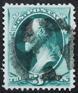 U.S. Used #158 3c Washington, Superb. Fancy Cancel. A Gem! - Picture 1 of 2