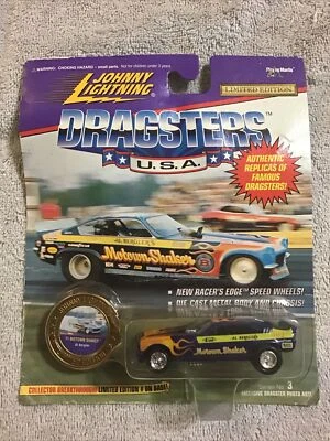 1995 Johnny Lightning Dragsters США AL BERGLER шейкер Motown фиолетовый 3 NHRA 1/64 - Изображение 1 из 4