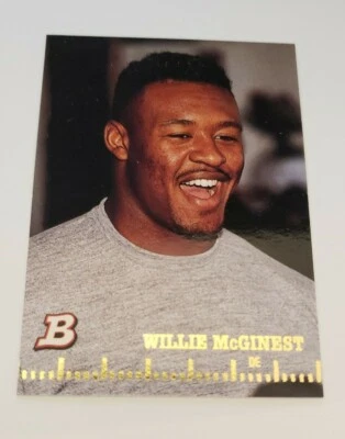 1994 BOWMAN Willie McGinest RC PATRIOTS BROWNS USC Trojans Mint - Image 1 of 2