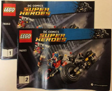 LEGO INSTRUCTIONS ONLY GOTHAM CITY CYCLE CHASE 76053 NEW book 1+2 from set
