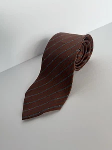 Christian Dior Herren Krawatte 100% Seide Vintage Streifen 55” X 3” - Bild 1 von 4