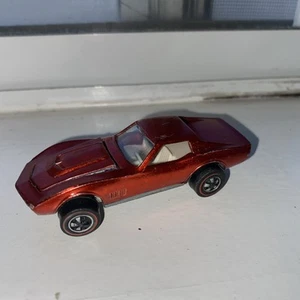 1968 Hot Wheels Redline Red/ Orange Corvette Custom/USA/ Sweet 16 - Picture 1 of 12