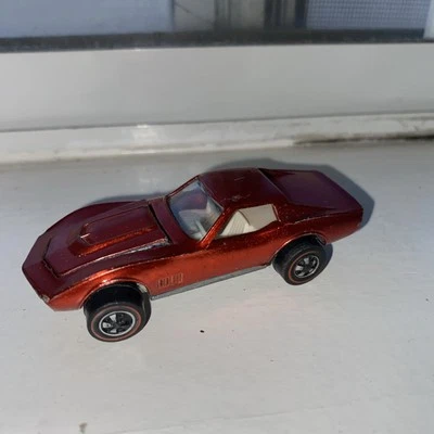 1968 Hot Wheels Redline Red/ Orange Corvette Custom/USA/ Sweet 16 - Image 1 of 4
