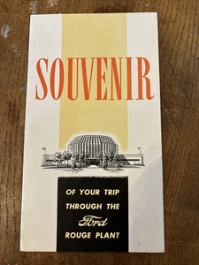 Souvenir Ihrer Reise durch das Ford Rouge Werk 1941 Rotunde Automobil - Bild 1 von 6