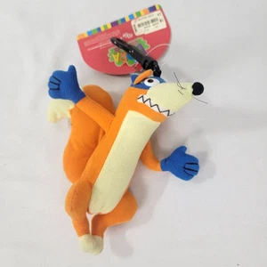 Nickelodeon Swiper the Fox Coin Purse Plush 5" Keychain Backpack Clip Dora 2002 - Picture 1 of 3