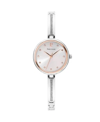 PIERRE LANNIER Mujer Analógico Cuarzo Informal Reloj Clásico Vestido Esfera Plateada Impermeable Foto 1 de 4