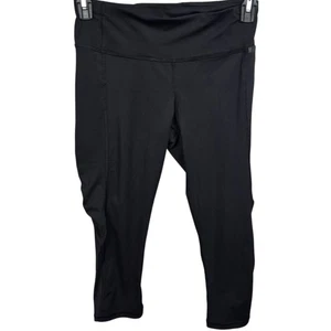Lululemon Black Crop Leggings Size 6 Activewear Workout Athleisure - Picture 1 of 10