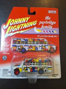 JOHNNY LIGHTNING HOLLYWOOD ON WHEELS THE PARTRIDGE FAMILY BUS TV ENTERTAINMENT  - Picture 1 of 2