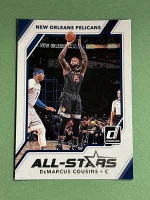 DeMarcus Cousins 2017-18 Donruss All-Stars New Orleans Pelicans #7 T624 Foto 1 de 2