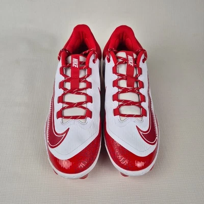 Men's Size 10 Nike Alpha Huarache Elite 4 Low MCS Red Baseball Cleats FD6255-105 - Image 1 of 4