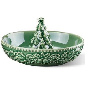 8 Zoll Weihnachtsbaum Bonboniere, Keramik Weihnachten Bonboniere, handbemalt... - Bild 1 von 5