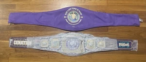 Cintura WWE Night Of Champions John Cena Spinner rara Arabia Saudita LE 13/50 viola - Foto 1 di 6